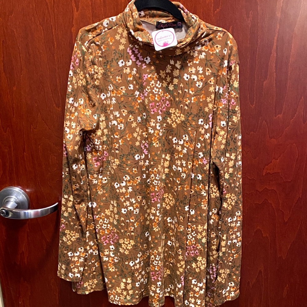 Shiela Rose floral print long sleeve t-shirt